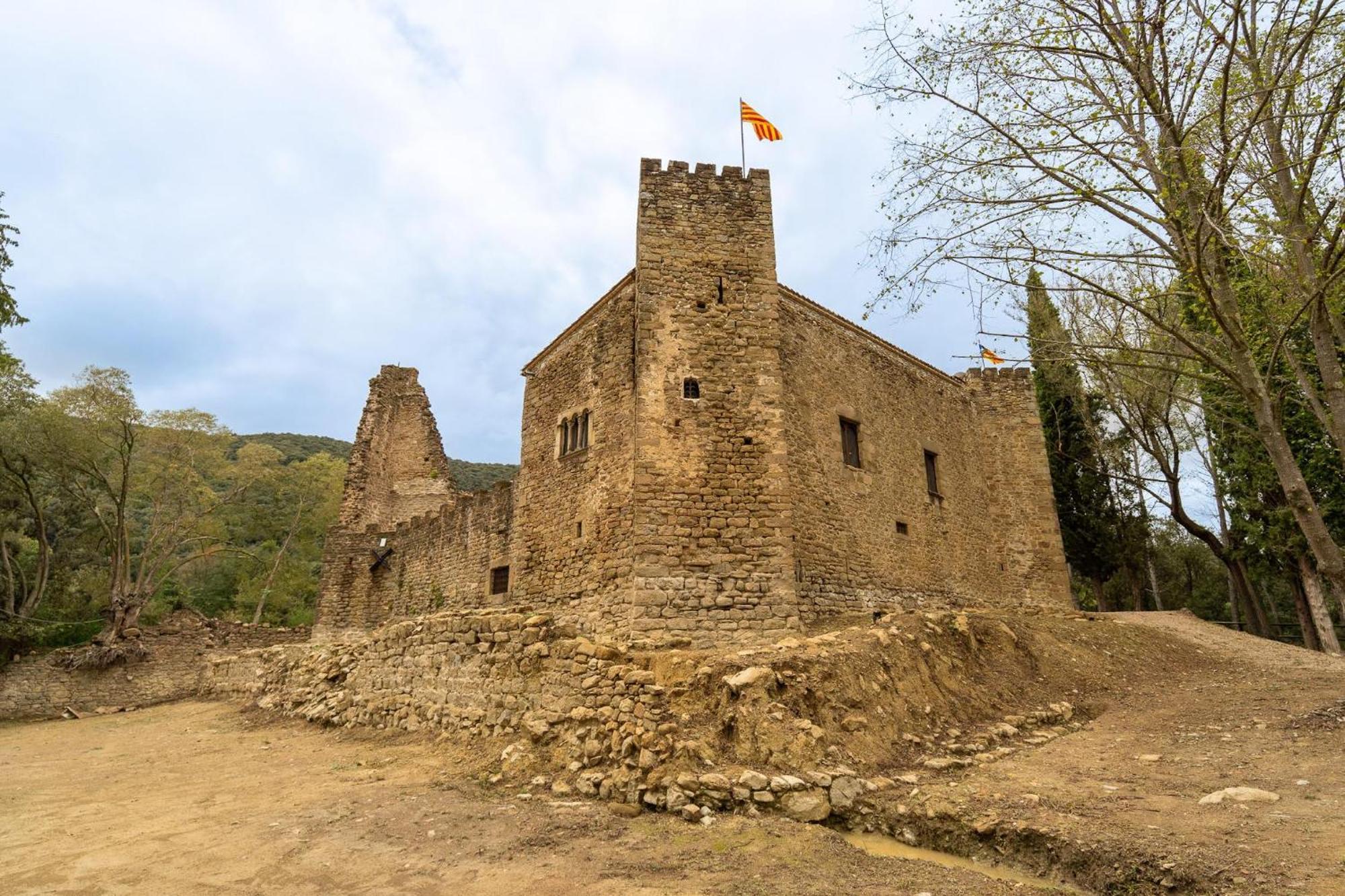 Castell In Girona Villa Sant Miquel de Campmajor ภายนอก รูปภาพ
