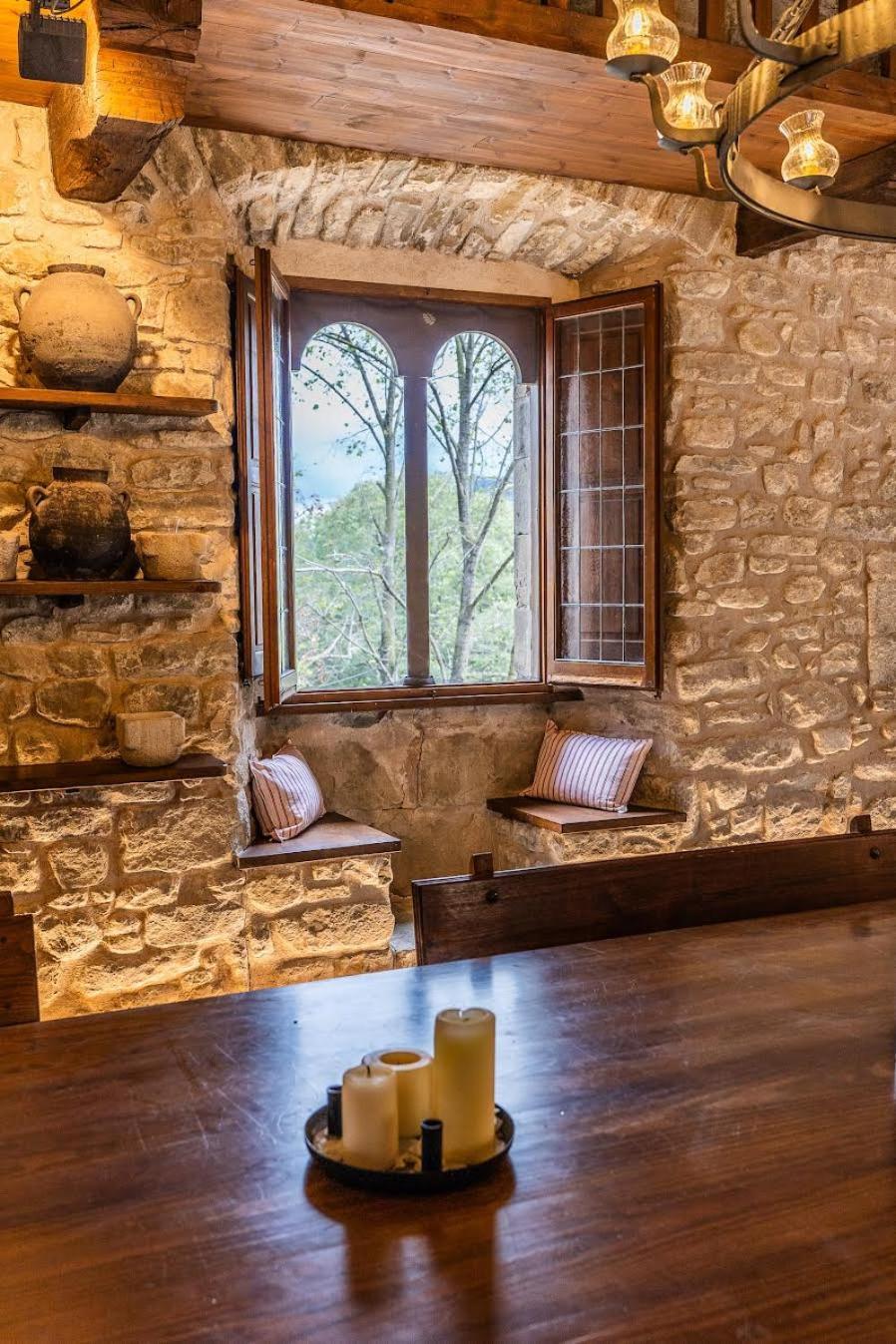 Castell In Girona Villa Sant Miquel de Campmajor ภายนอก รูปภาพ