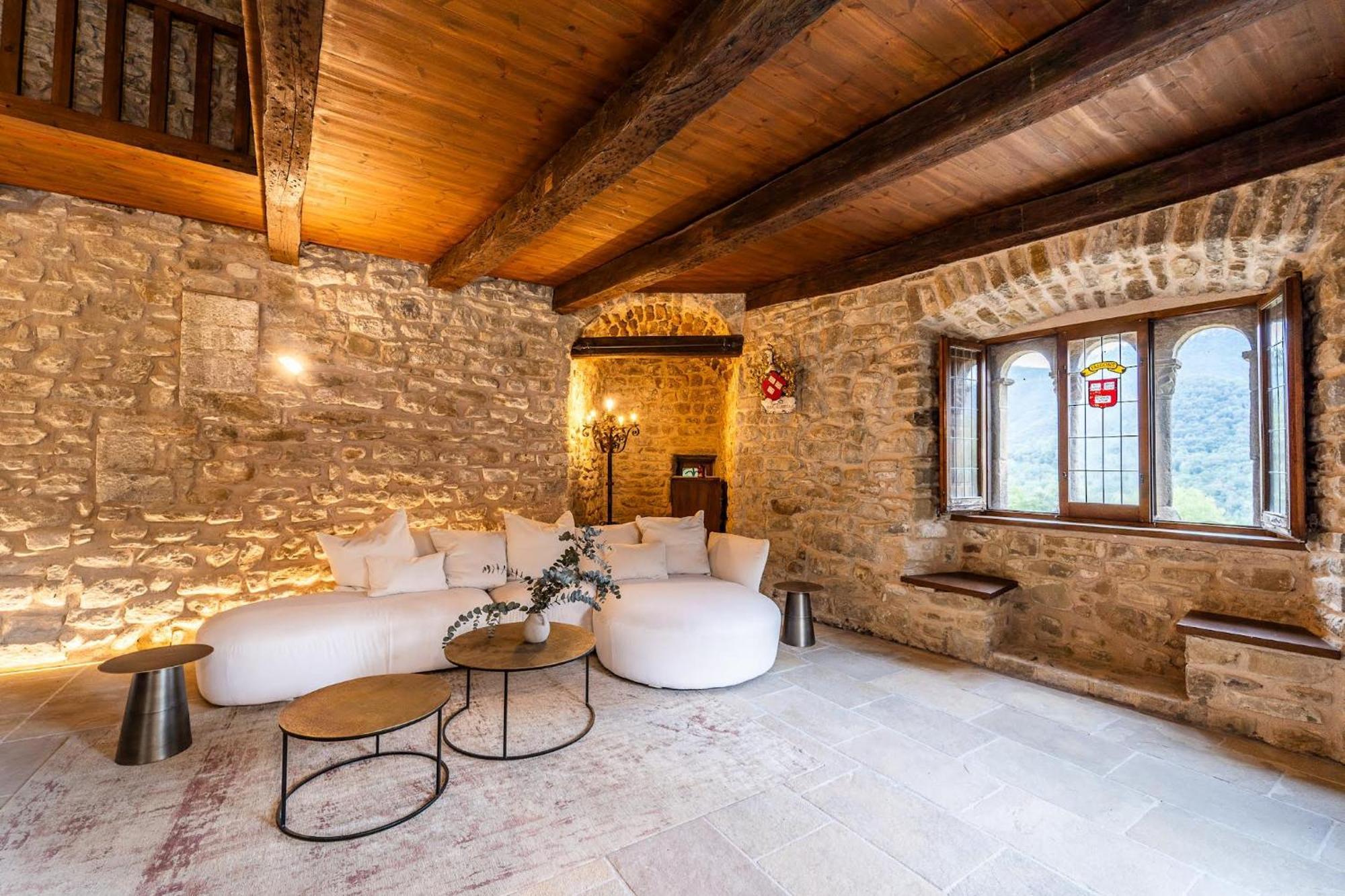 Castell In Girona Villa Sant Miquel de Campmajor ภายนอก รูปภาพ