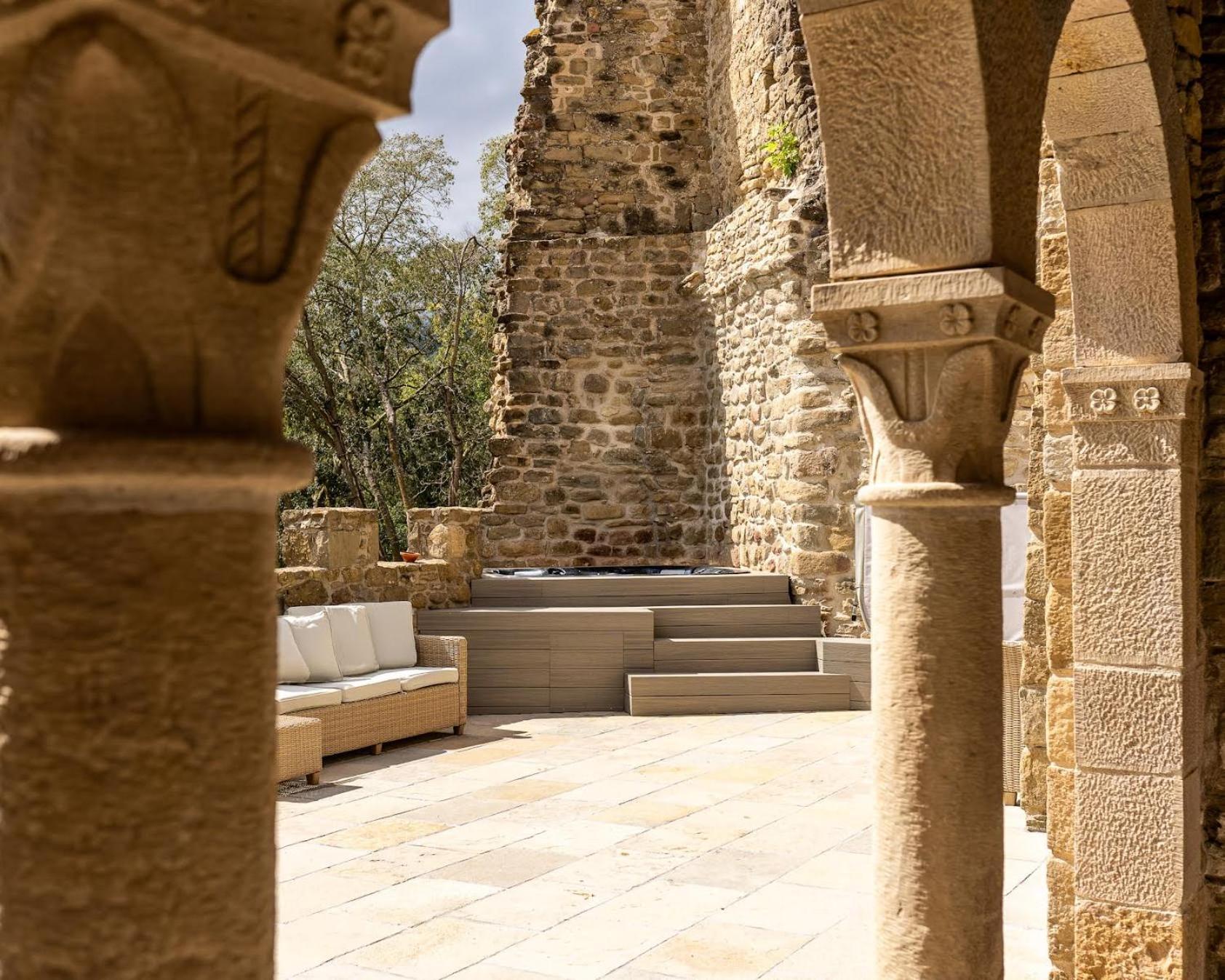 Castell In Girona Villa Sant Miquel de Campmajor ภายนอก รูปภาพ