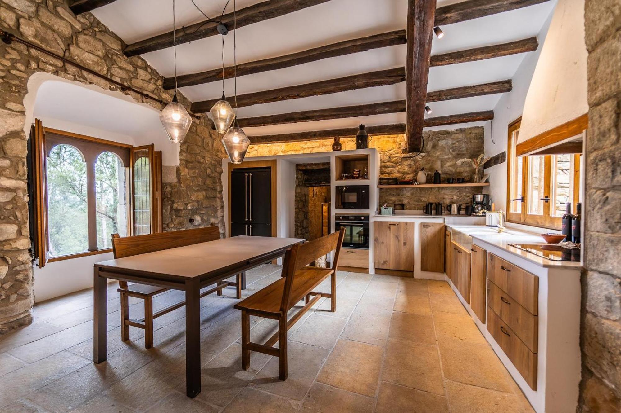 Castell In Girona Villa Sant Miquel de Campmajor ภายนอก รูปภาพ