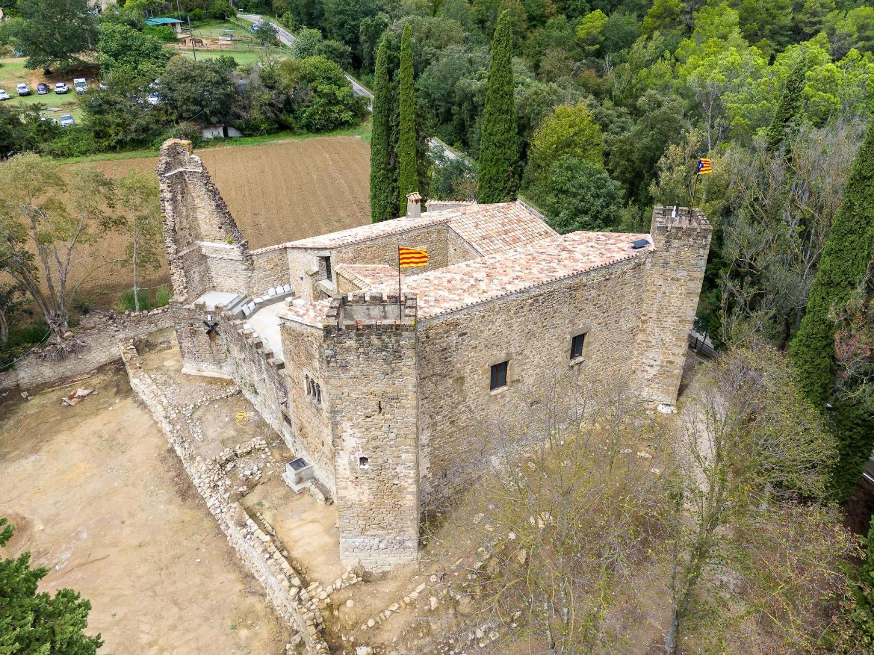 Castell In Girona Villa Sant Miquel de Campmajor ภายนอก รูปภาพ